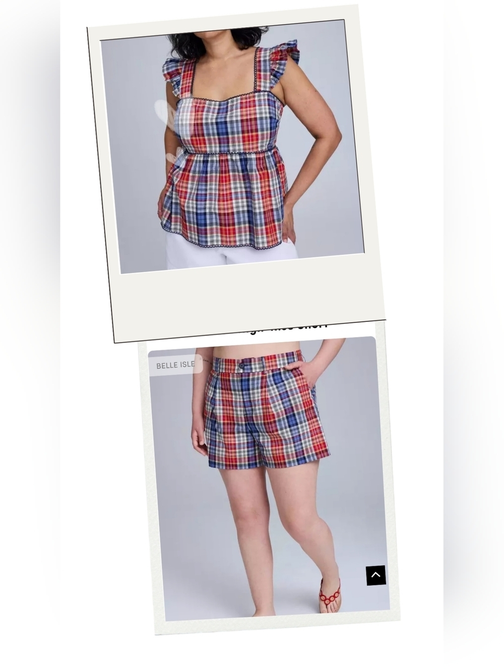 OUTFIT !!!NWOT Torrid Belle Isle Set Top Size 0 Shorts 16